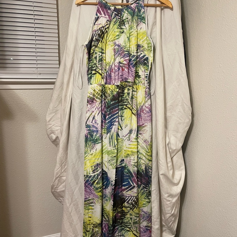 Jennifer Lopez Multicolor Maxi Dress